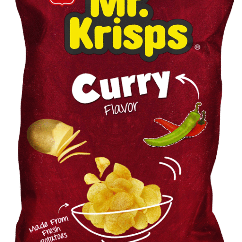 Mr.Krisps Curry Chips -12x80g