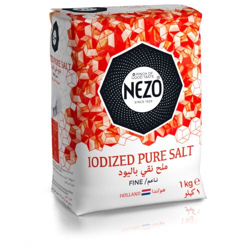 Nezo Iodized Pure Salt – 12 X 1kg