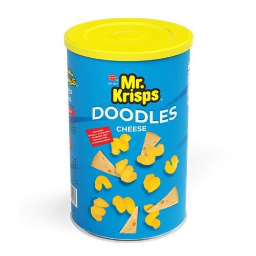 Mr.Krisps Doodles cheese Can- 12 x 80g