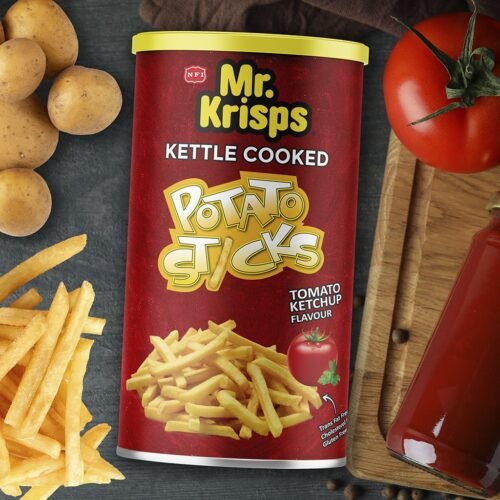 Mr.Krisps Kettle Cooked Sticks Tomato -6x45g