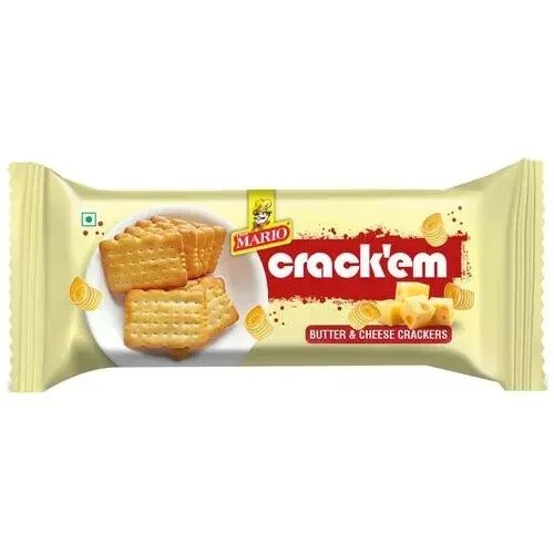 Mario Crack’Em Butter And Cheese Crackers 80 Gm 640 Gm (Buy 4 Get 4 Free)