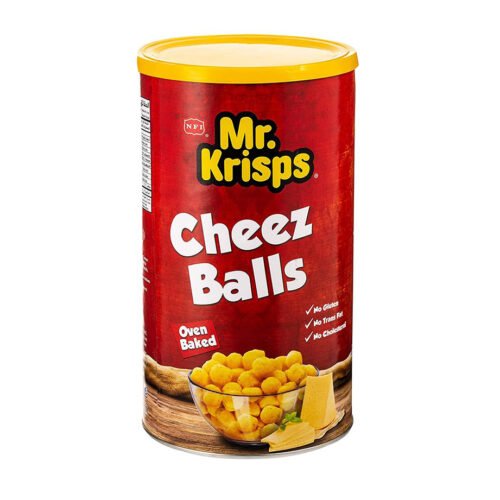 Mr Krisp Cheese Ball Spc Off Can 2X80 Gm