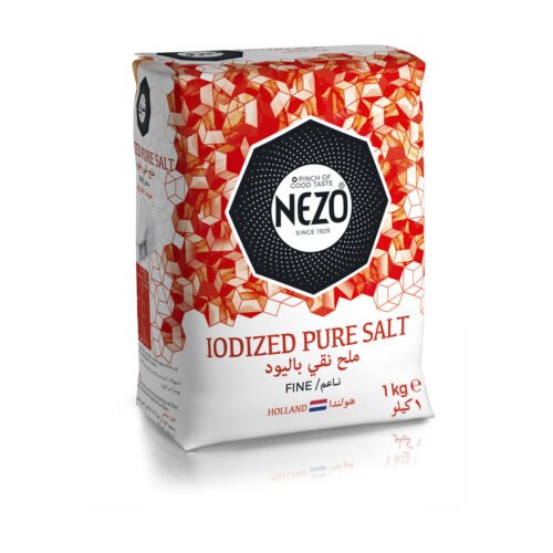 Nezo Iodized Pure Salt – 12 X 1kg
