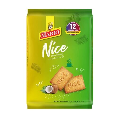 Mario Nice Coconut Biscuits 540 Gm (45Gm X 12 Pkts)