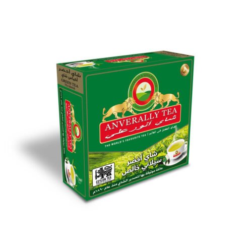 Anverally Pure Ceylon Green Tea 36×100 bagx2g